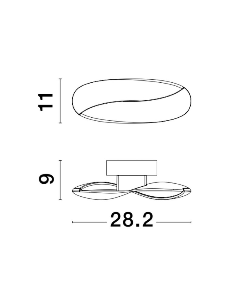 Wall lamps - Luces Exclusivas JALISCO Wall-mounted Modern White 1xLED max 6W 3000K LE42869 - product kolory-swiatla.pl 2