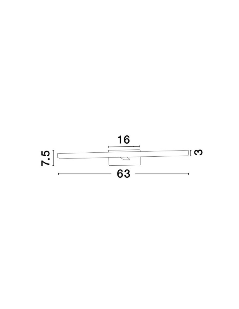 Wall lamps - Luces Exclusivas ARANDAS Wall-mounted Modern Black 1xLED max 18W 3000K LE42870 - product kolory-swiatla.pl 3