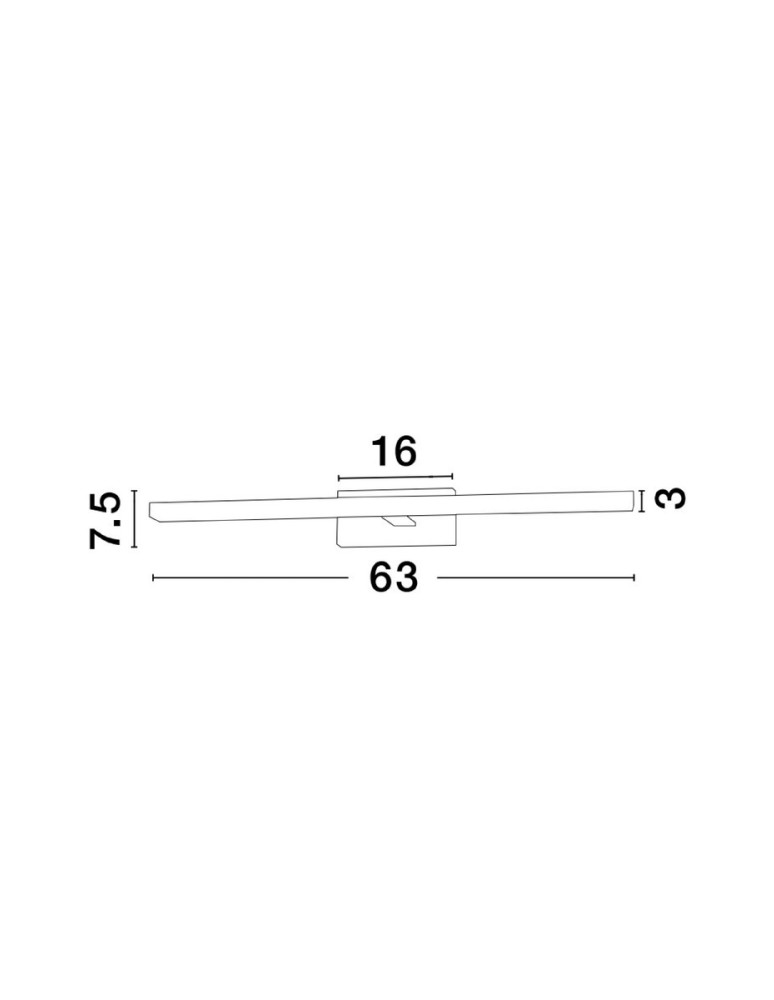 Wall lamps - Luces Exclusivas ARANDAS Wall-mounted Modern White 1xLED max 18W 3000K LE42871 - product kolory-swiatla.pl 3