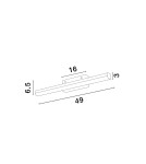 Wall lamps - Luces Exclusivas OCOTLAN Wall-mounted Modern Black 1xLED max 12W 3000K LE42873 - product 3