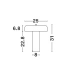 LED table lamps - Luces Exclusivas MORELIA Table lamp gold and shades of gold 1xLED max 18W 3000K LE42880 - product 3