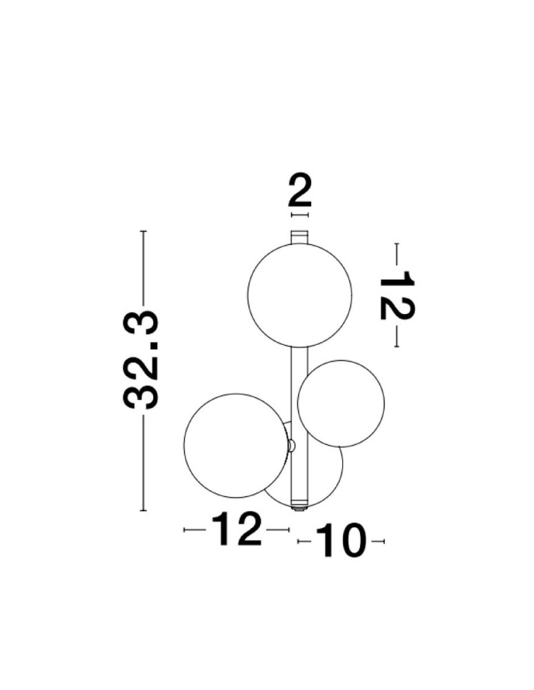 Lampy wiszące - Luces Exclusivas PARLA Wisząca Nowoczesna czarny 3xG9 max 5W LE42882 - produkt kolory-swiatla.pl 3