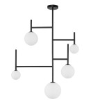 Ceiling lamps - Luces Exclusivas URUAPAN Modern Ceiling Black 5xG9 max 25W LE42883 - product 1