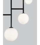 Ceiling lamps - Luces Exclusivas URUAPAN Modern Ceiling Black 5xG9 max 25W LE42883 - product 3