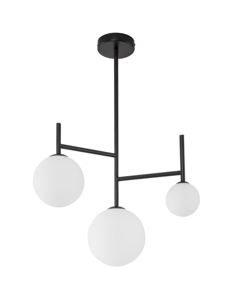 Ceiling lamps - Luces Exclusivas URUAPAN Modern Ceiling Black 3xG9 max 15W LE42884 - product kolory-swiatla.pl 1