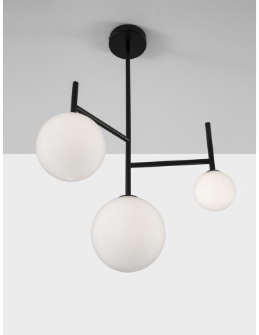 Luces Exclusivas URUAPAN Modern Ceiling Black 3xG9 max 15W LE42884 - product 2