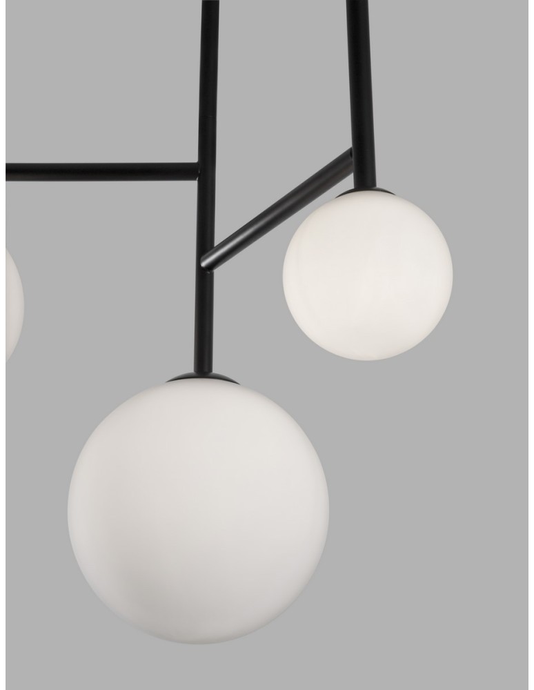Ceiling lamps - Luces Exclusivas URUAPAN Modern Ceiling Black 3xG9 max 15W LE42884 - product kolory-swiatla.pl 3