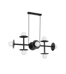 Pendant lamps - Luces Exclusivas URUAPAN Pendant Modern Black 8xG9 max 40W LE42885 - product 1