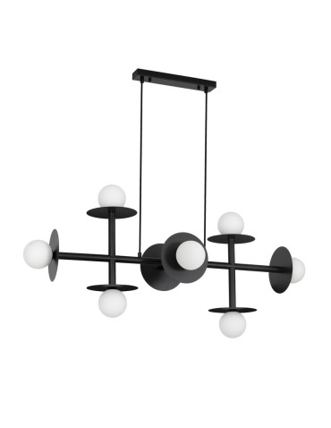 Luces Exclusivas URUAPAN Pendant Modern Black 8xG9 max 40W LE42885