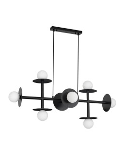 Luces Exclusivas URUAPAN Pendant Modern Black 8xG9 max 40W LE42885