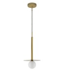 Pendant lamps - Luces Exclusivas URUAPAN Pendant Modern gold and gold shades 1xG9 max 5W LE42891 - product 1