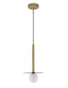 Luces Exclusivas URUAPAN Pendant Modern gold and gold shades 1xG9 max 5W LE42891