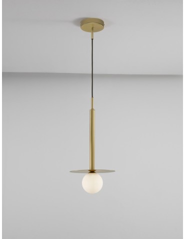Luces Exclusivas URUAPAN Pendant Modern gold and gold shades 1xG9 max 5W LE42891 - product 2
