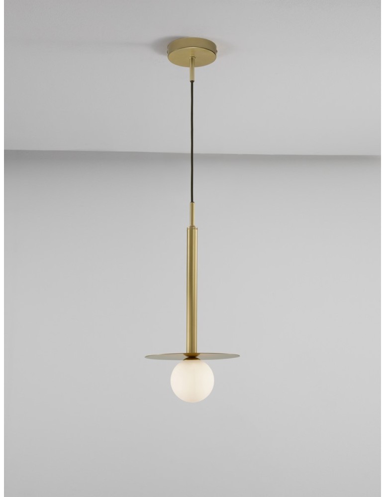 Pendant lamps - Luces Exclusivas URUAPAN Pendant Modern gold and gold shades 1xG9 max 5W LE42891 - product kolory-swiatla.pl 2
