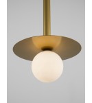 Pendant lamps - Luces Exclusivas URUAPAN Pendant Modern gold and gold shades 1xG9 max 5W LE42891 - product 4