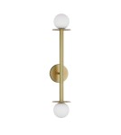 Wall lamps - Luces Exclusivas MORELOS Wall-mounted Modern Gold and gold shades 2xG9 max 5W LE42894 - product 1