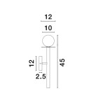 Wall lamps - Luces Exclusivas MORELOS Wall-mounted Modern Black 1xG9 max 5W LE42895 - product 2