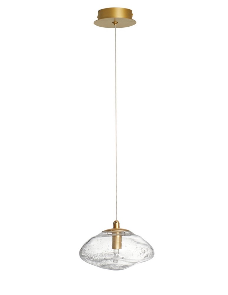 Pendant lamps - Luces Exclusivas NAYARIT Pendant Modern gold and gold shades 1xG9 max 5W LE42897 - product kolory-swiatla.pl 1