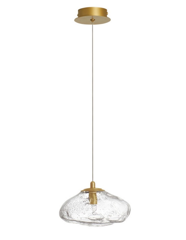 Pendant lamps - Luces Exclusivas NAYARIT Pendant Modern gold and gold shades 1xG9 max 5W LE42898 - product kolory-swiatla.pl 1