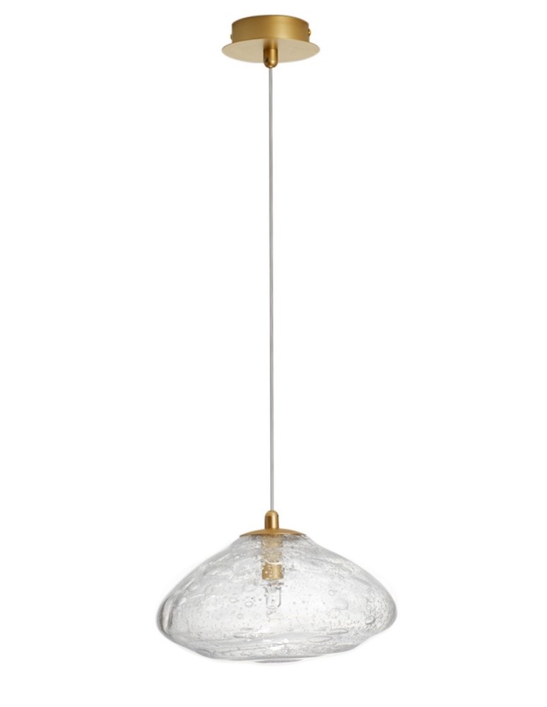 Pendant lamps - Luces Exclusivas NAYARIT Pendant Modern gold and gold shades 1xG9 max 5W LE42899 - product kolory-swiatla.pl 1