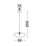 Lampy wiszące - Luces Exclusivas NAYARIT Wisząca Nowoczesna złoty i odcienie złota 1xG9 max 5W LE42899 - produkt 2