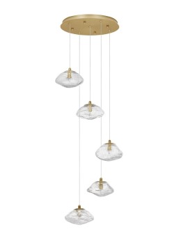 Luces Exclusivas NAYARIT Pendant Modern gold and gold shades 5xG9 max 25W LE42901