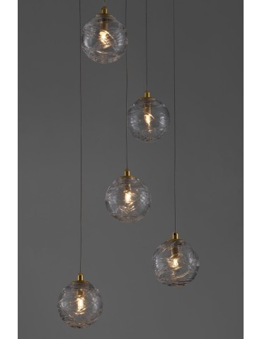 Luces Exclusivas CABRAL Pendant Modern gold and gold shades 5xG9 max 25W LE42903 - product 2