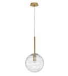 Pendant lamps spheres - Luces Exclusivas CABRAL Pendant Modern gold and gold shades 1xG9 max 12W LE42905 - product 1
