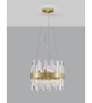 Pendant lamps - Luces Exclusivas CHOLULA Pendant Modern gold and gold shades 5xG9 max 25W LE42907 - product 2