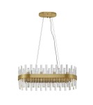 Pendant lamps - Luces Exclusivas CHOLULA Pendant Modern gold and gold shades 10xG9 max 50W LE42909 - product 1