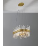 Pendant lamps - Luces Exclusivas CHOLULA Pendant Modern gold and gold shades 10xG9 max 50W LE42909 - product 3