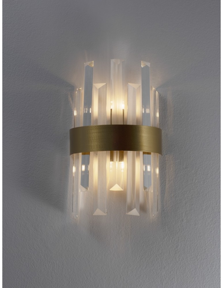 Wall lamps - Luces Exclusivas CHOLULA Wall-mounted Modern gold and gold shades 1xG9 max 5W LE42910 - product kolory-swiatla.pl 2