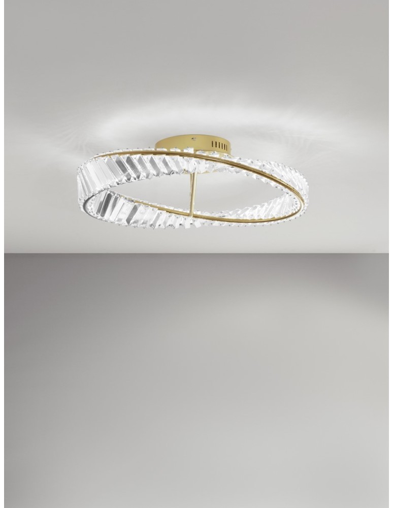 Ceiling lamps - Luces Exclusivas BAUTA Ceiling Modern Gold and shades of gold 1xLED max 36W 3500K LE42911 - product kolory-swiatla.pl 2