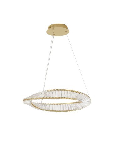 Luces Exclusivas BAUTA Wisząca Nowoczesna złoty i odcienie złota 1xLED max 36W 3500K LE42912