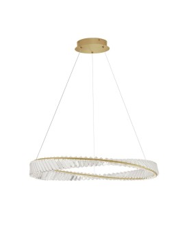 Luces Exclusivas BAUTA Pendant Modern gold and gold shades 1xLED max 45W 3500K LE42913