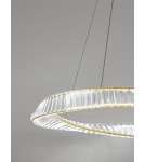 Pendant lamps - Luces Exclusivas BAUTA Pendant Modern gold and gold shades 1xLED max 45W 3500K LE42913 - product 2