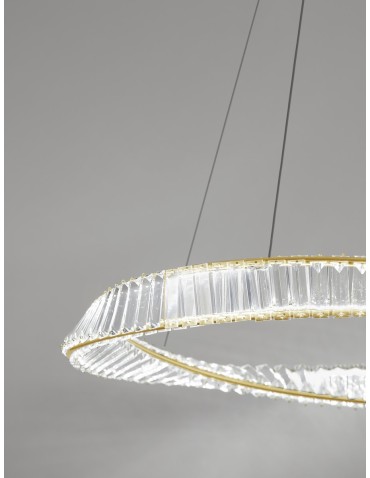 Luces Exclusivas BAUTA Pendant Modern gold and gold shades 1xLED max 45W 3500K LE42913 - product 2