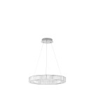 Pendant lamps - Luces Exclusivas BAUTA Pendant Modern silver and silver tones 1xLED max 40W 3500K LE42915 - product 1