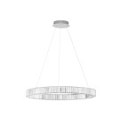 Pendant lamps - Luces Exclusivas BAUTA Pendant Modern silver and silver tones 1xLED max 47W 3500K LE42916 - product 1