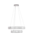 Pendant lamps - Luces Exclusivas BAUTA Pendant Modern silver and silver tones 1xLED max 46W 3500K LE42917 - product 1