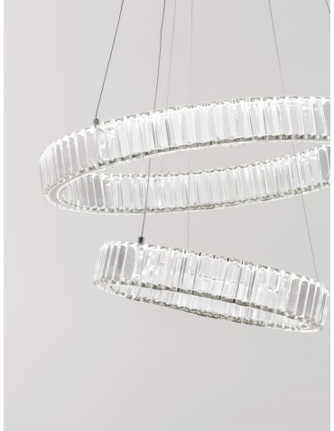 Luces Exclusivas BAUTA Pendant Modern silver and silver tones 1xLED max 46W 3500K LE42917 - product 2