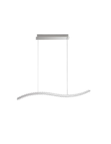 Luces Exclusivas BAUTA Pendant Modern silver and silver tones 1xLED max 40W 3500K LE42921