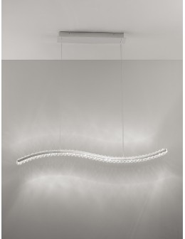 Luces Exclusivas BAUTA Wisząca Nowoczesna srebrny i odcienie srebra 1xLED max 40W 3500K LE42921 - produkt 2
