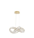 Pendant lamps - Luces Exclusivas SINALOA Pendant Modern gold and gold shades 1xLED max 50W 3500K LE42922 - product 1