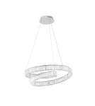Pendant lamps - Luces Exclusivas SINALOA Pendant Modern silver and silver shades 1xLED max 50W 3500K LE42924 - product 1