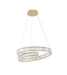 Pendant lamps - Luces Exclusivas SINALOA Pendant Modern gold and gold shades 1xLED max 50W 3500K LE42925 - product 1
