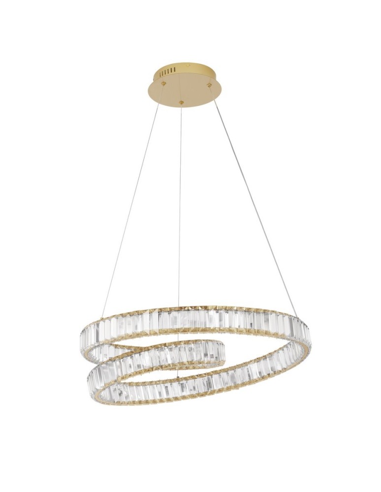 Pendant lamps - Luces Exclusivas SINALOA Pendant Modern gold and gold shades 1xLED max 50W 3500K LE42925 - product kolory-swiatla.pl 1