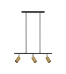 Pendant lamps - Luces Exclusivas CAYES Pendant Modern Black 3xGU10 max 10W LE42926 - product 1