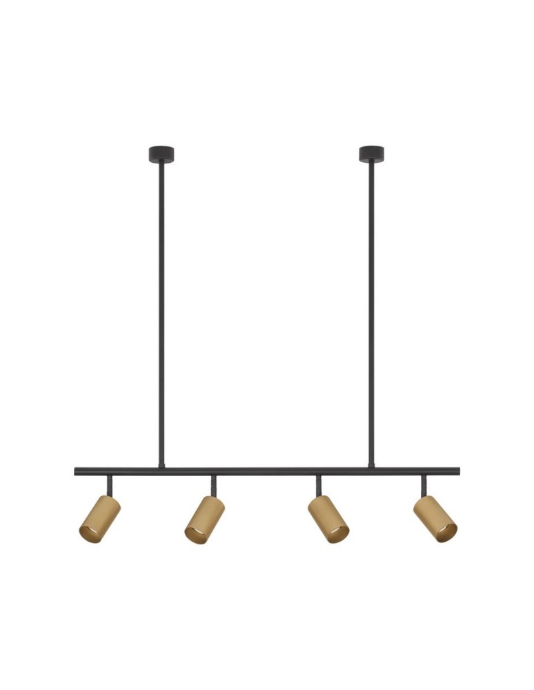 Pendant lamps - Luces Exclusivas CAYES Pendant Modern black 4xGU10 max 10W LE42927 - product kolory-swiatla.pl 1