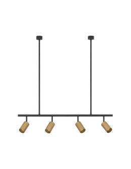 Luces Exclusivas CAYES Pendant Modern black 4xGU10 max 10W LE42927